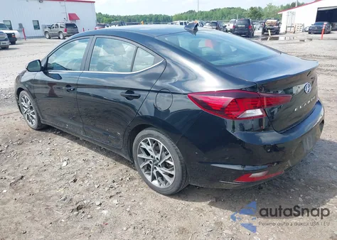 2020 Hyundai Elantra Limited из США, поврежденный, VIN KMHD84LFXLU073418